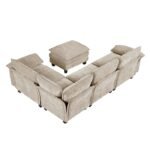 8450TPE*53ACCR 5-Piece Modular Sectional with Ottoman - Image 4