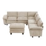 8450TPE*64ACCROT 6-Piece Modular Sectional with Ottoman - Image 2