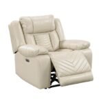 8457BEG-1PW Power Reclining Chair with LED and Charging Ports - Image 7