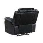 8457BLK-1PW Power Reclining Chair with LED and Charging Ports - Image 5