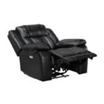 8457BLK-1PW Power Reclining Chair with LED and Charging Ports - Image 8