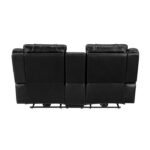 8457BLK-2PW Power Double Reclining Love Seat with Center Console, Wireless Speakers, LED and Charging Ports - Image 4
