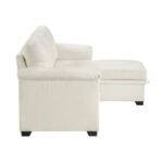 8477BEG*SC 2-Piece Reversible Sectional with Pull-out Bed, Reversible Chaise and Hidden Storage - Image 5