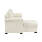 8477BEG*SC 2-Piece Reversible Sectional with Pull-out Bed, Reversible Chaise and Hidden Storage - Image 7