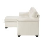 8477BEG*SC 2-Piece Reversible Sectional with Pull-out Bed, Reversible Chaise and Hidden Storage - Image 8