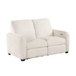 8479BEG-2PW Power Double Reclining Love Seat with USB Charging Ports - Image 2
