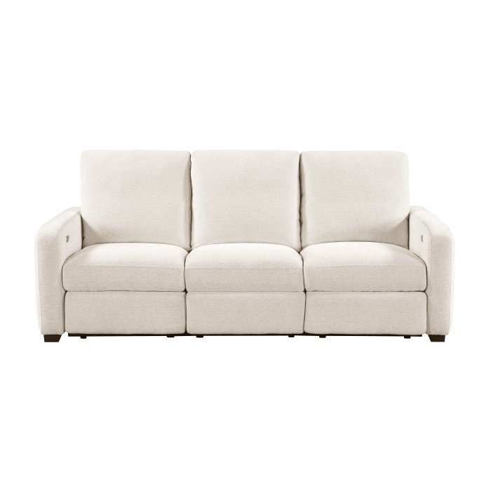 8479BEG-3PW_noBG_front__l.jpg 8479BEG-3PW Power Double Reclining Sofa with USB Charging Ports - Image 1