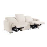 8479BEG-3PW Power Double Reclining Sofa with USB Charging Ports - Image 3