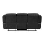 8516BK-3 Double Reclining Sofa with Center Drop-Down Cup Holders,Storage Pouch, Receptacles and USB Ports - Image 3