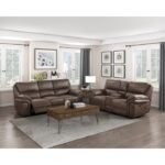 8517BRW-3 Double Reclining Sofa - Image 5