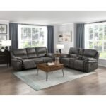 8517GRY-3 Double Reclining Sofa - Image 5