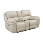 8517PWT-2PW Power Double Reclining Love Seat with Center Console - Image 2