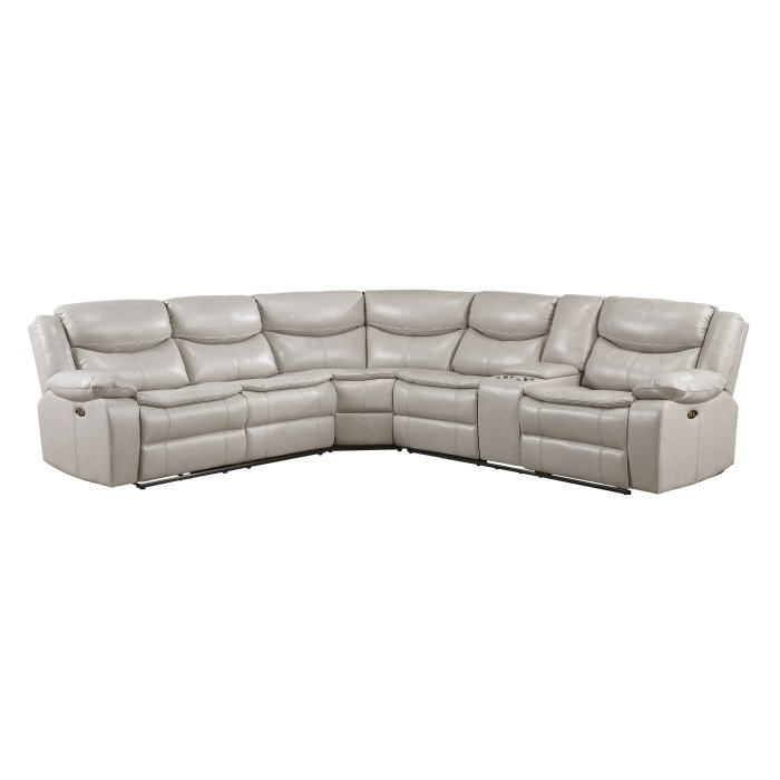 8528TP_SCPW_noBG_front__l.jpg 8528TP*SCPW 3-Piece Power Reclining Sectional with Right Console - Image 1