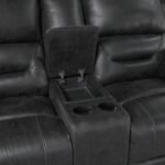 8538BK-2 Double Reclining Love Seat with Center Console - Image 5