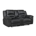 8538BK-2 Double Reclining Love Seat with Center Console - Image 2
