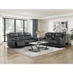8538BK-3 Double Reclining Sofa - Image 7