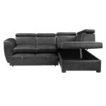 8567GY*SC 2-Piece Sectional with Pull-out Bed and Right Chaise with Hidden Storage, Adjustable Headrests - Image 7