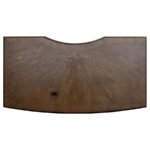 HARTSHILL 72-INCH 7-DRAWER EXECUTIVE DESK BURNISHED OAK - Image 9