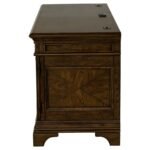 HARTSHILL 66-INCH 5-DRAWER CREDENZA OFFICE DESK BURNISH OAK - Image 5