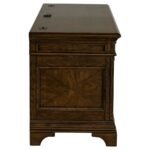 HARTSHILL 66-INCH 5-DRAWER CREDENZA OFFICE DESK BURNISH OAK - Image 8