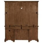 HARTSHILL 66-INCH 5-DRAWER CREDENZA WITH HUTCH BURNISHED OAK - Image 7