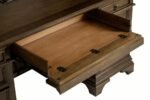 HARTSHILL 66-INCH 5-DRAWER CREDENZA WITH HUTCH BURNISHED OAK - Image 9