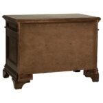 HARTSHILL 5-DRAWER HOME OFFICE FILE CABINET BURNISHED OAK - Image 6