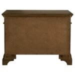 HARTSHILL 5-DRAWER HOME OFFICE FILE CABINET BURNISHED OAK - Image 7