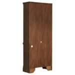 HARTSHILL 78-INCH 5-SHELF BOOKCASE BURNISHED OAK - Image 5