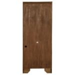 HARTSHILL 78-INCH 3-SHELF CABINET BOOKCASE BURNISHED OAK - Image 7