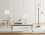 GRIFFIN 3-PIECE FLOOR AND TABLE LAMP SET BRUSHED NICKEL - Image 2
