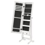 BATISTA CHEVAL MIRROR WITH JEWELRY STORAGE WHITE - Image 4