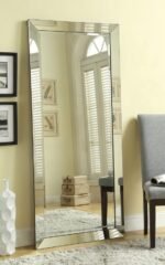 BARNETT 30 X 70 INCH FULL LENGTH FLOOR OR WALL MIRROR SILVER - Image 2