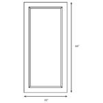 ROLLINS 32 X 66 INCH RECTANGULAR FLOOR MIRROR SILVER - Image 2