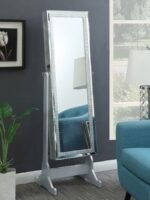 ELLE CHEVAL MIRROR WITH JEWELRY STORAGE SILVER - Image 2