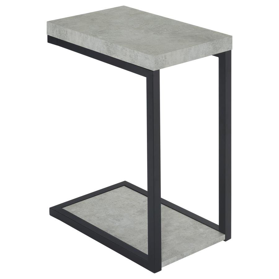 902933_02x900.jpg BECK ENGINEERED WOOD C-SHAPE SOFA SIDE TABLE CEMENT - Image 1