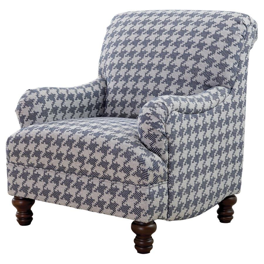 903093_02x900.jpg GLENN UPHOLSTERED ENGLISH ARM ACCENT CHAIR BLUE - Image 1