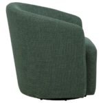 MOSSBROOK FABRIC UPHOLSTERED SWIVEL ACCENT CHAIR GREEN - Image 8