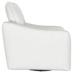 MADIA UPHOLSTERED SLOPED ARM SWIVEL GLIDER CHAIR VANILLA - Image 9