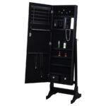 TUTUOLA CHEVAL MIRROR WITH JEWELRY STORAGE BLACK - Image 4