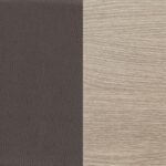 ALOMA UPHOLSTERED TUFTED ARMLESS ACCENT CHAIR BROWN - Image 11