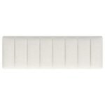 MESA BOUCLE UPHOLSTERED TUFTED ACCENT BENCH VANILLA - Image 6