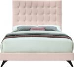 Elly Velvet Upholstered Bed - Image 3