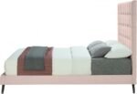 Elly Velvet Upholstered Bed - Image 4