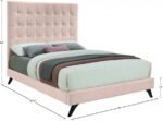 Elly Velvet Upholstered Bed - Image 10