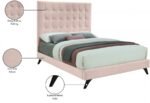 Elly Velvet Upholstered Bed - Image 11