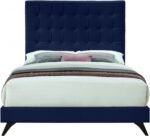 Elly Velvet Upholstered Bed - Image 3