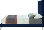 Elly Velvet Upholstered Bed - Image 4