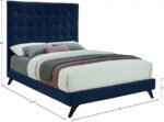 Elly Velvet Upholstered Bed - Image 10