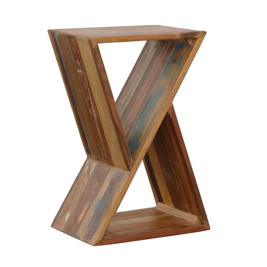 910180_01x900.jpg LILY SOLID RECLAIMED WOOD ACCENT SIDE TABLE NATURAL - Image 1